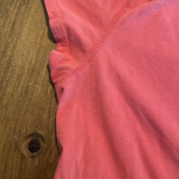 Universal Thread Tee Womens M Orange Embroidered Logo Casual Cute Basic - Picture 6 of 7